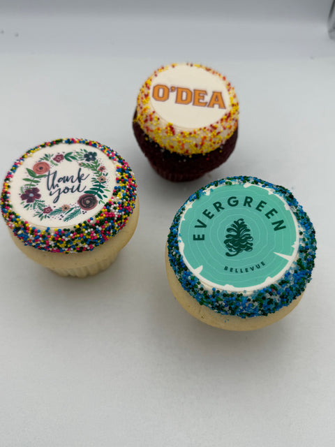 Edible Image Baby Cakes- 2 dozen minimum