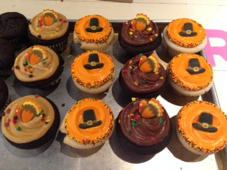 Giving thanks in July? Yup! #ThanksgivingCupcakes