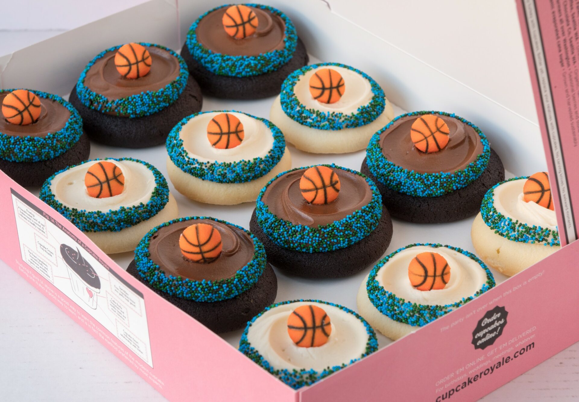 Coolest Basketball Goal Cupcakes
